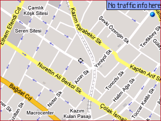 BlackBerry Google Maps Trafik Bilgisi